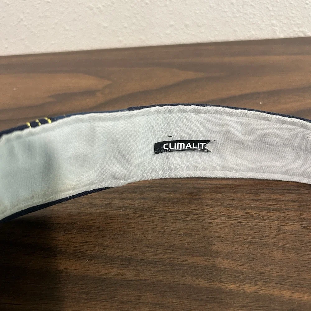 Michigan Wolverines Adidas Visor Adjustable Logo Climalite Activewear Men Logo